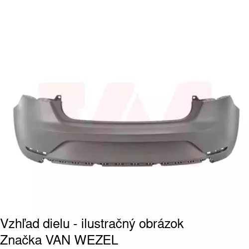 Zadný nárazník 67B1961J /POLCAR/ - obr. 1