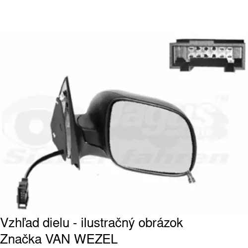 Vonkajšie zrkadlo 6913529E /POLCAR/ - obr. 4