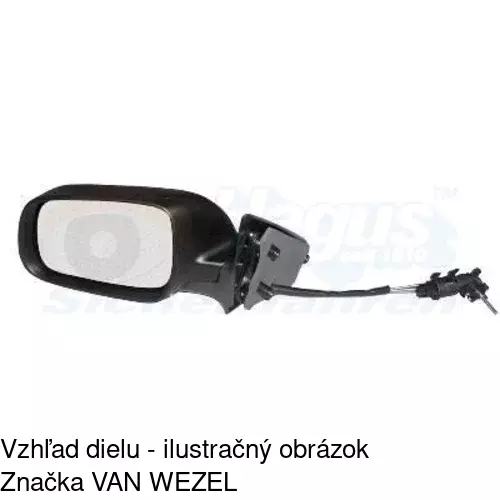 Vonkajšie zrkadlo 6920513M /POLCAR/ - obr. 3