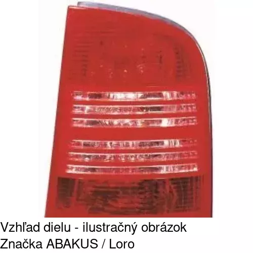 Zadné svetlo 6920882C /POLCAR/ - obr. 1