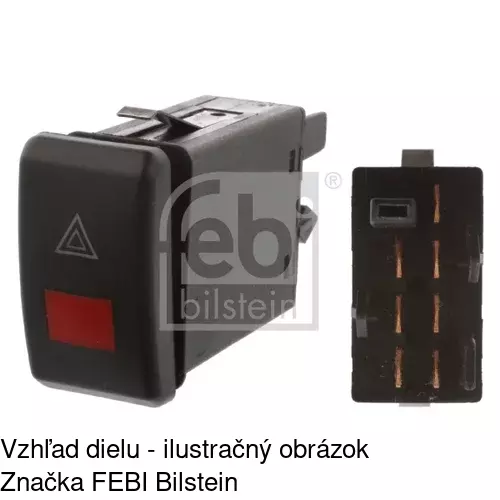 Spínač núdzových svetiel 6920P-31 /POLCAR/ - obr. 1