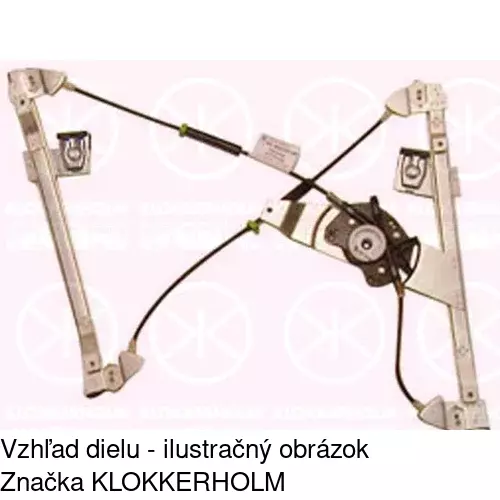 Mechanizmus sťahovania okna elektrický bez motora 6921PSG1A /POLCAR/ - obr. 1