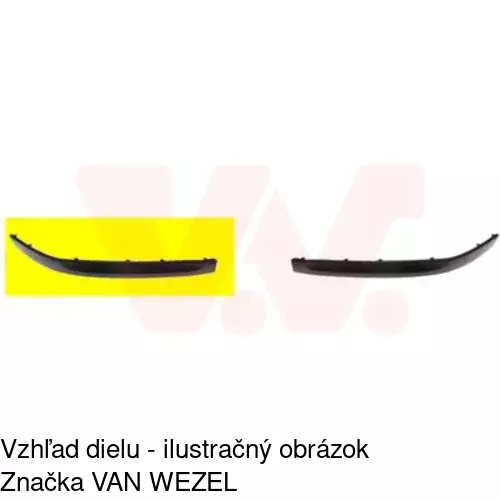 Lišta nárazníka 692207-6 /POLCAR/ - obr. 3