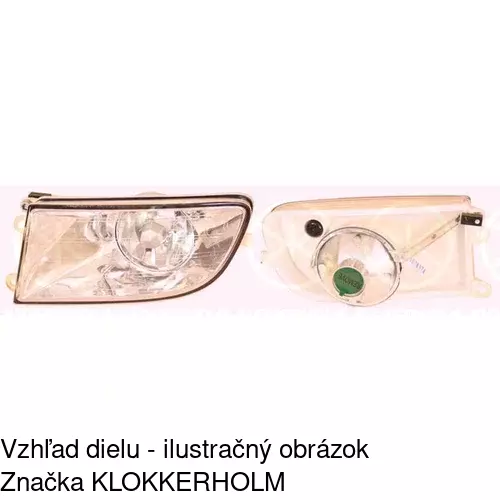 Hmlové svetlo - predné 692229-T /POLCAR/ - obr. 2