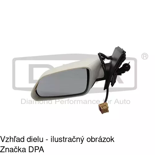 Rám vonkajšieho zrkadla 692254PE /POLCAR/ - obr. 2