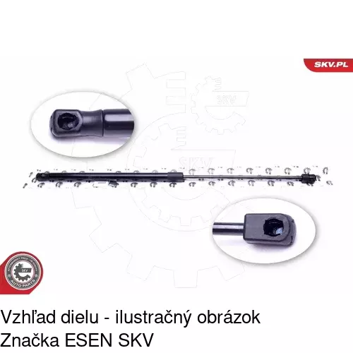 Plynová pružina 6922ABD /POLCAR/ - obr. 3