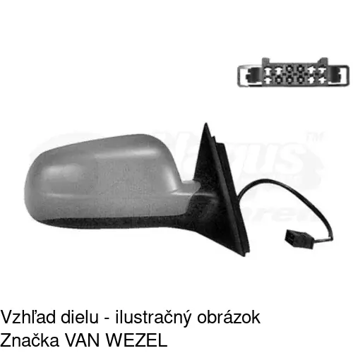 Vonkajšie zrkadlo 6925523M /POLCAR/ - obr. 3
