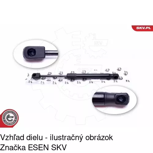 Plynová pružina 6925ABD /POLCAR/ - obr. 5
