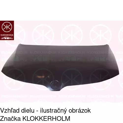Kapota - poškodená POLCAR 69B103UB