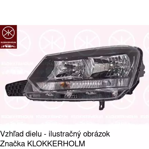 Hlavný reflektor 69X110-U /POLCAR/