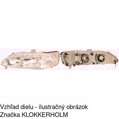 Hlavný reflektor POLCAR 720609-E