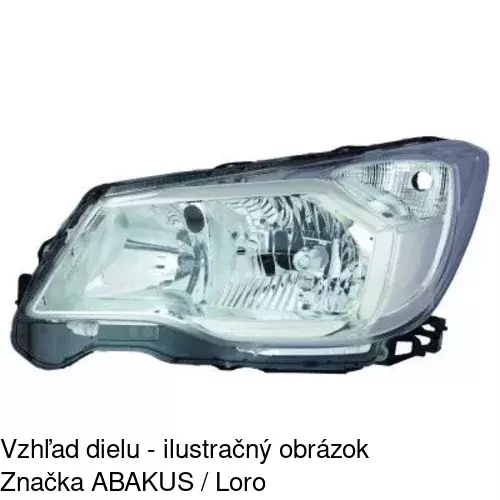 Hlavný reflektor 72X109-E /POLCAR/ - obr. 1