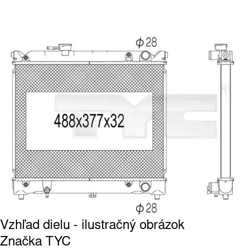 Chladiče vody POLCAR 7403081K