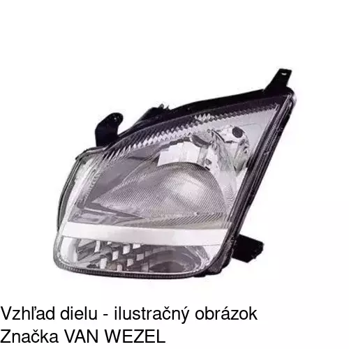 Hlavný reflektor 7420091E /POLCAR/ - obr. 2