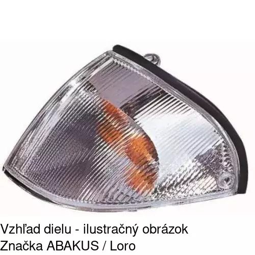 Predná smerovka 7422191E /POLCAR/ - obr. 3