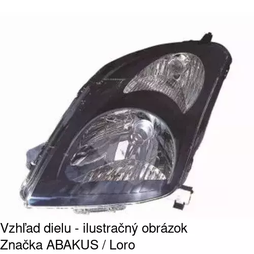 Hlavný reflektor POLCAR 7423100E