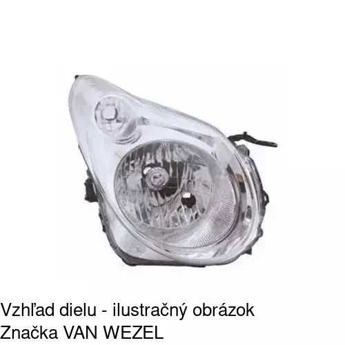 Hlavný reflektor 743110-E /POLCAR/ - obr. 3