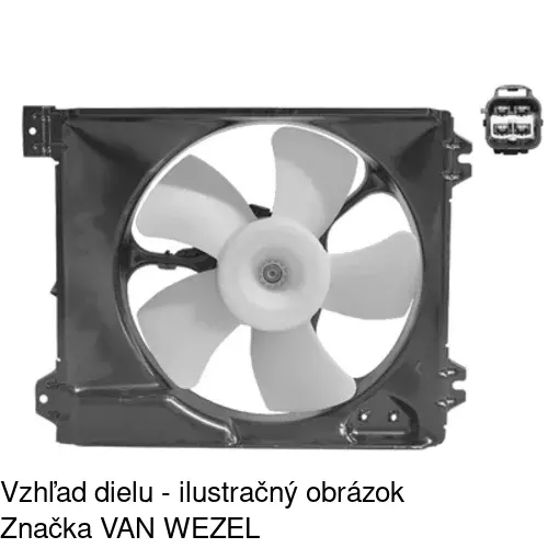 Ventilátory chladičov 743523W3 /POLCAR/ - obr. 2