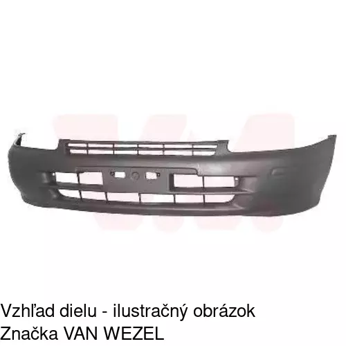 Predný nárazník 810207 /POLCAR/