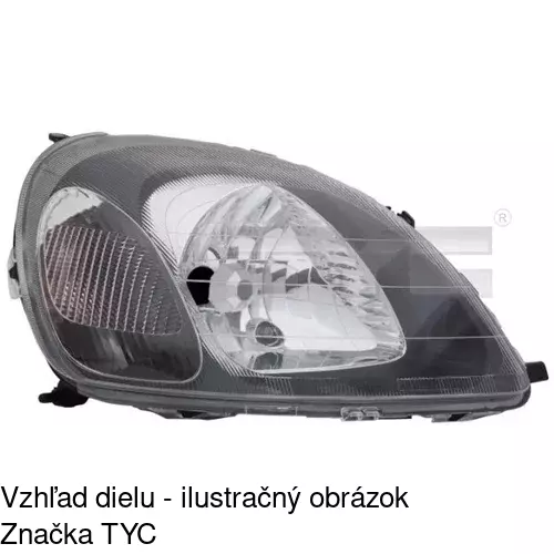 Hlavný reflektor POLCAR 8103102E