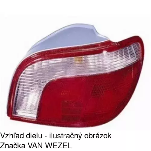 Zadné svetlo 8104881E /POLCAR/ - obr. 2