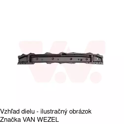 Dolný nosník predného čela POLCAR 810524