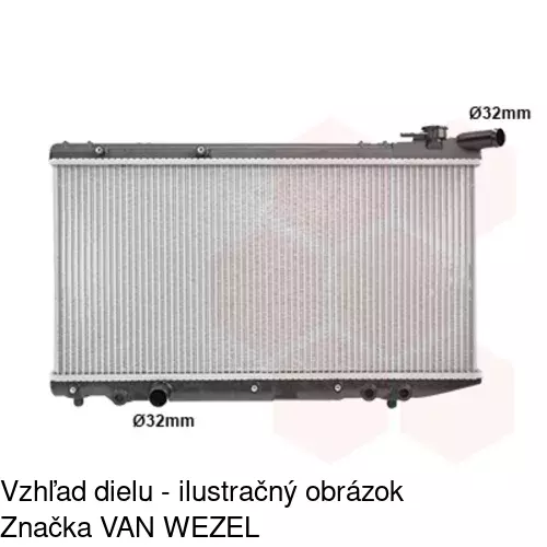Chladiče vody POLCAR 810908-K