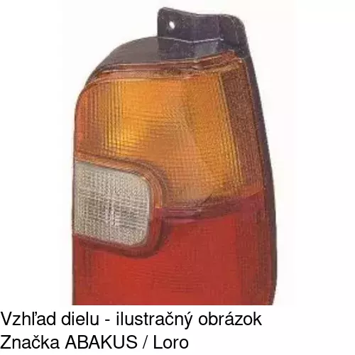 Zadné svetlo POLCAR 811087-2
