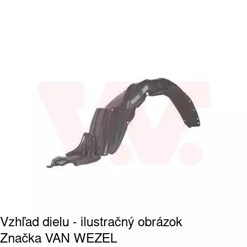 Podblatník (plast) 8113FL1T /POLCAR/