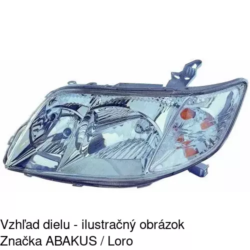 Hlavný reflektor 8115092E /POLCAR/ - obr. 3