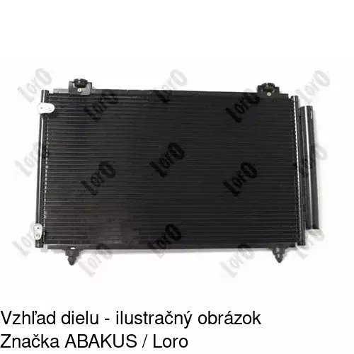 Chladiče klimatizácie 8115K8C1 /POLCAR/ - obr. 1