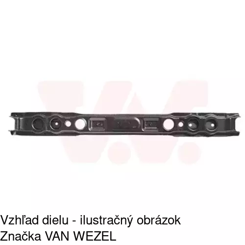 Dolný nosník predného čela 811634 /POLCAR/