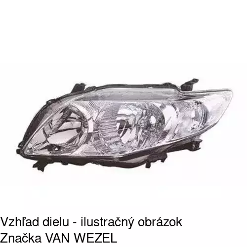 Hlavný reflektor 811709-E /POLCAR/ - obr. 4