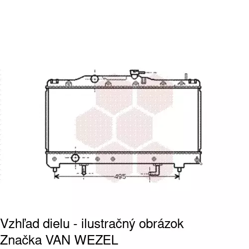 Chladiče vody 812208-0 /POLCAR/ - obr. 2