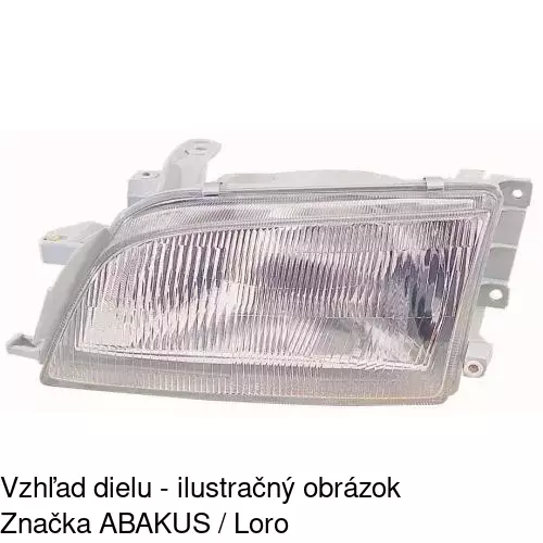 Hlavný reflektor POLCAR 812210-E