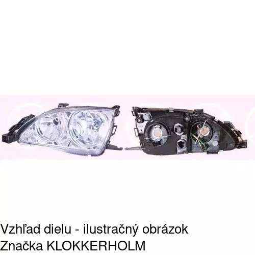 Hlavný reflektor 8124101E /POLCAR/ - obr. 2