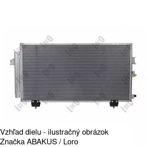 Chladiče klimatizácie 8146K8C2 /POLCAR/ - obr. 2