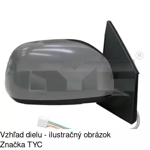 Vonkajšie zrkadlo 8148525M /POLCAR/ - obr. 3