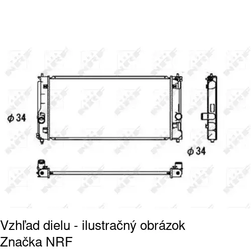 Chladiče vody 8153081K /POLCAR/ - obr. 1