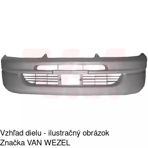 Predný nárazník 816607 /POLCAR/