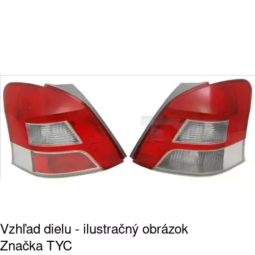 Zadné svetlo POLCAR 8172881E
