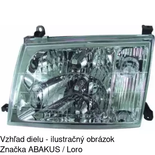 Hlavný reflektor 817909-E /POLCAR/ - obr. 1