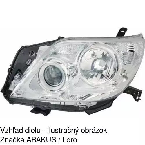 Hlavný reflektor 8181100E /POLCAR/ - obr. 1