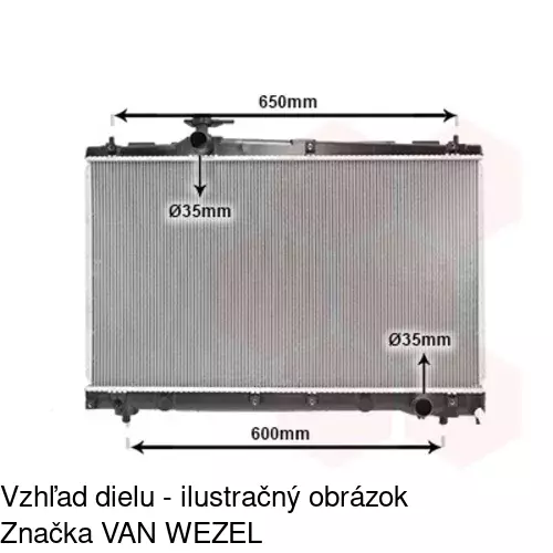 Chladiče vody 8187082K /POLCAR/ - obr. 1