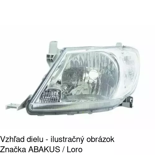 Hlavný reflektor 8192092E /POLCAR/ - obr. 1