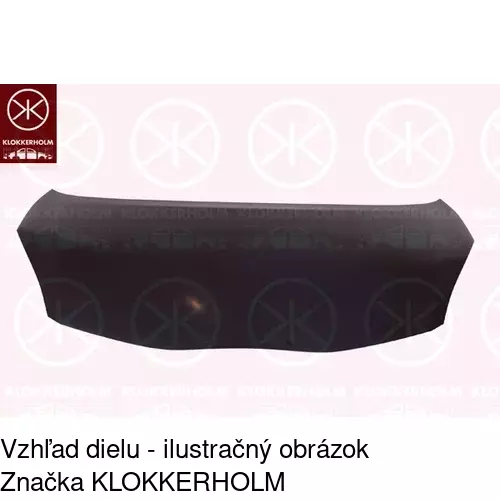 Kapota - poškodená POLCAR 81A103UC