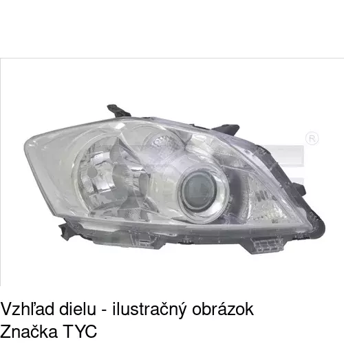Hlavný reflektor 81C110-V /POLCAR/ - obr. 2