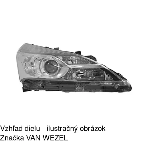 Hlavný reflektor 81M110-X /POLCAR/ - obr. 1