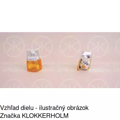 Predná smerovka s obrysom POLCAR 903120-E