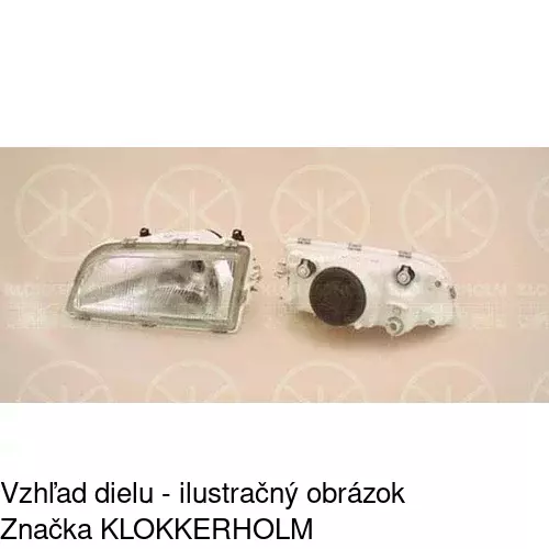 Hlavný reflektor 904010-E /POLCAR/ - obr. 1